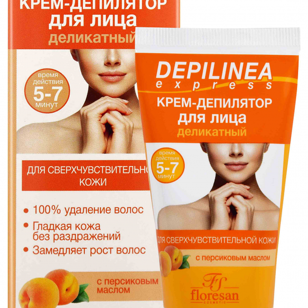 Крем-депилятор для лица Floresan Cosmetic Деликатный