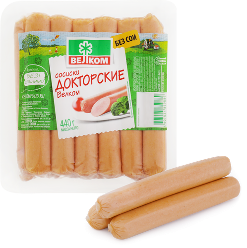 

Сосиски Велком Докторские, 440 г