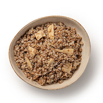 Гречка отварная с грибами