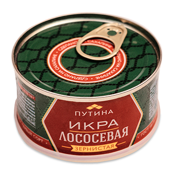 

Икра лососёвая зернистая Путина, 140 г