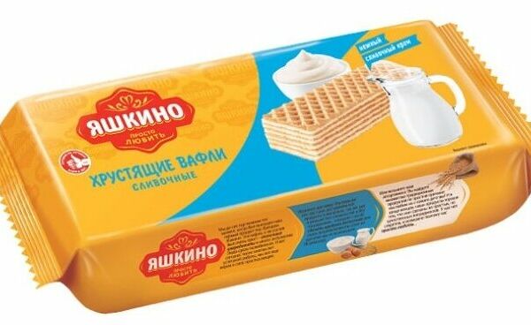 Вафли сливочные Яшкино
