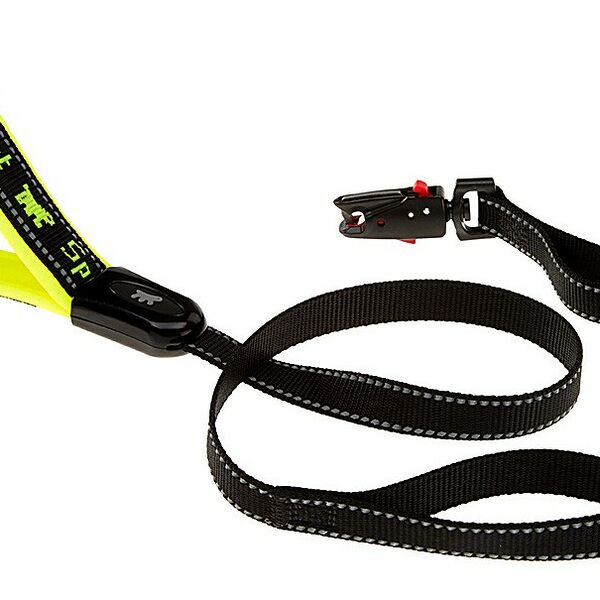 Ferplast поводок нейлоновый Sport Dog Matic 20 мм. х 120 см., Жёлтый