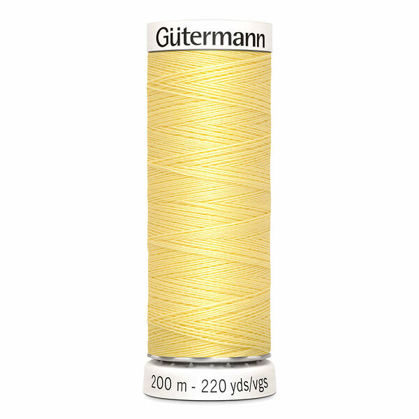 748277 Нить Sew-all для всех материалов, 200м, 100% п/э Gutermann(578 бледно-желтый)