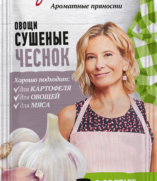 Чеснок сушёный Едим дома ароматные пряности