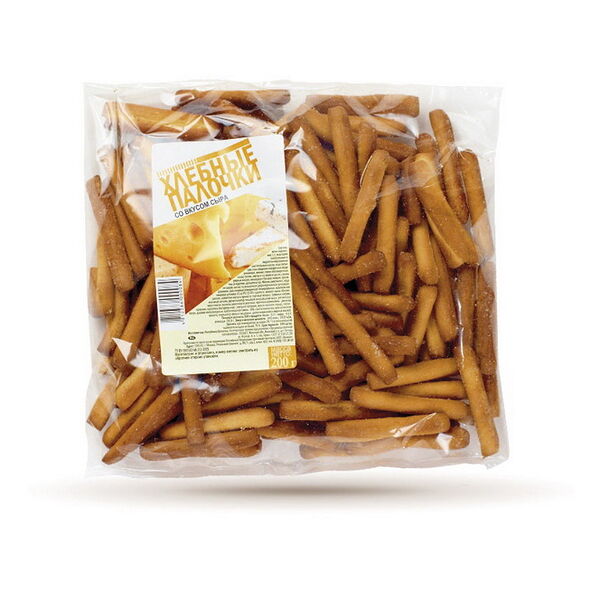 Хлебные палочки со вк.сыра вес 200 г. ПП Беларусь