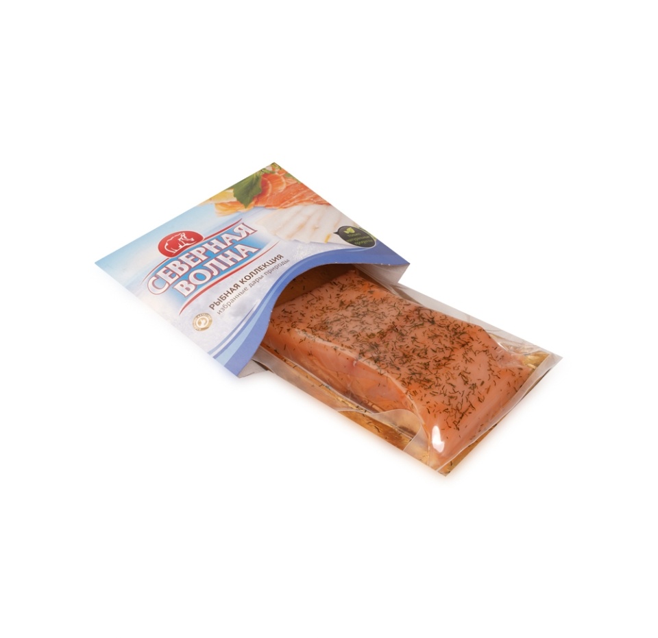 

Лосось Северная Волна слабосоленый филе-кусок укроп-коньяк 200 г