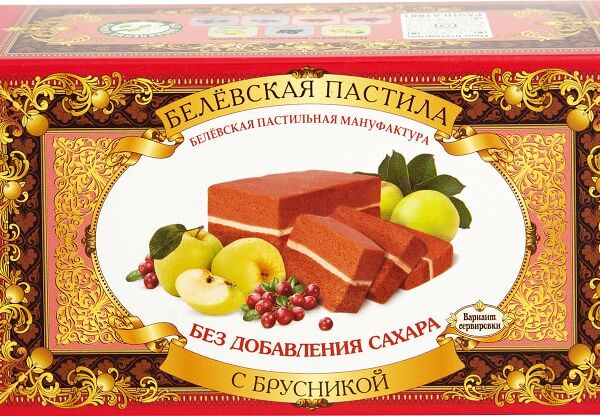 Пастила Белевская пастила Брусника 100г