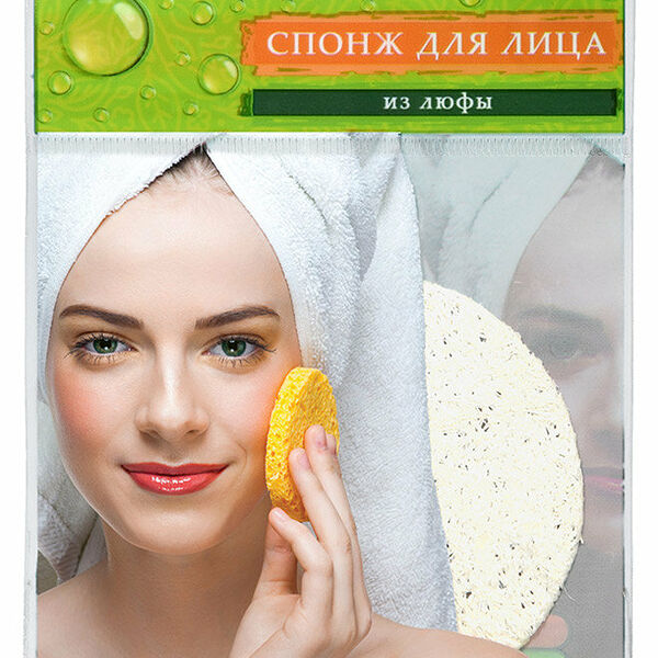 Спонж для лица из люфы ТМ Банные штучки