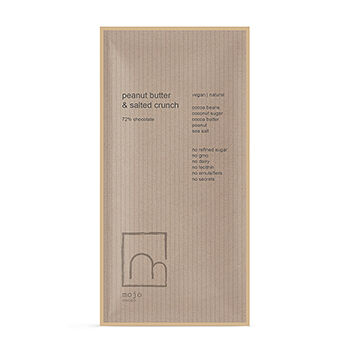 Шоколад горький Mojo Cacao с пастой арахис 72 % какао