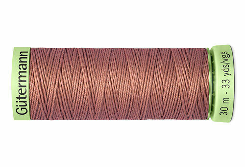 744506 Нить Top Stitch для отстрочки, 30м, 100% п/э Gutermann(245 золотисто бежево-розовый)