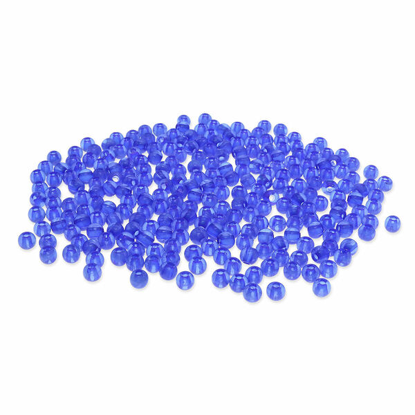 Бусины полупрозрачные 2004 пластик, 4мм, 20гр (600+/- 20шт) Astra&Craft(043 светло-синий)