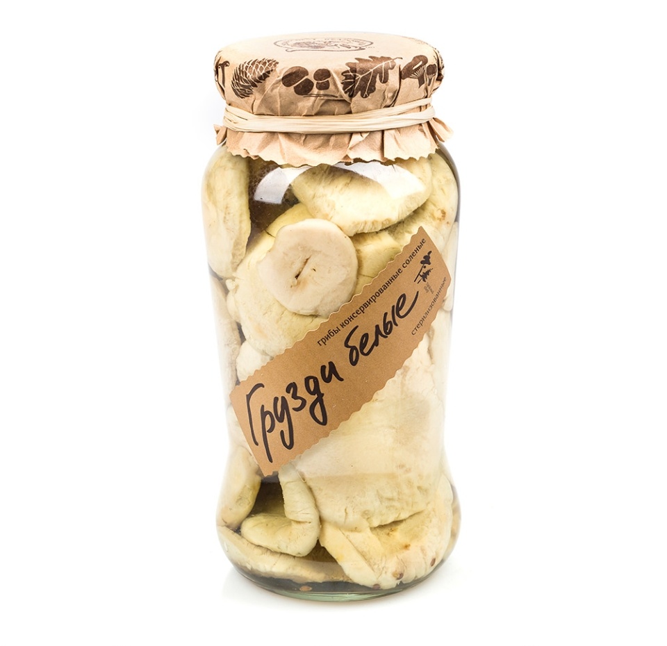 

Грибы Кедровый Бор грузди белые соленые 535 г