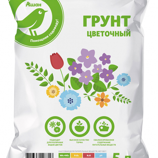 Грунт цветочный Каждый день