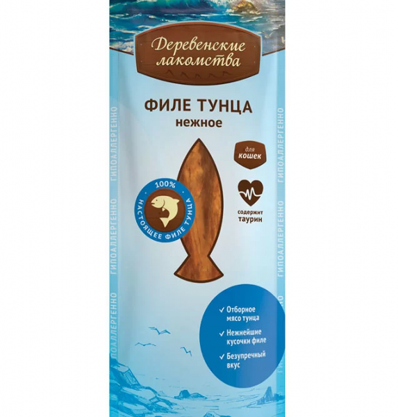 Лакомство для кошек Деревенские лакомства тунец