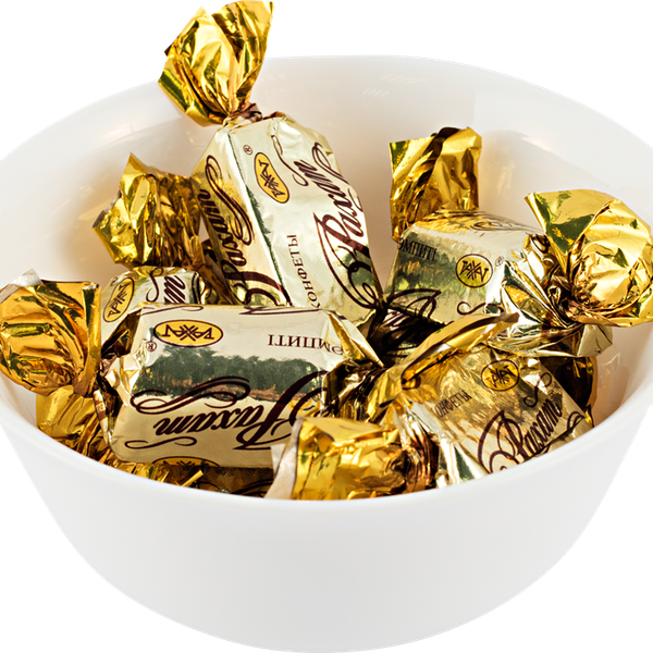 Конфеты РАХАТ шоколадные с молочной начинкой вес 