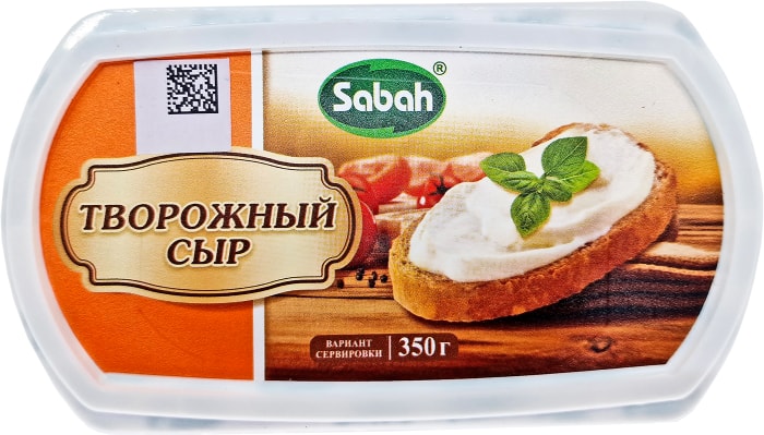 

Сыр творожный Sabah 55% БЗМЖ 350г