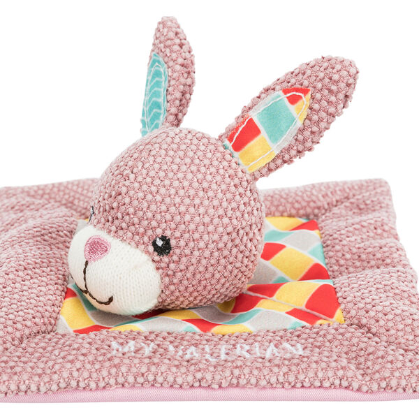 Игрушка Junior Милый кролик, ткань, 13х13 см