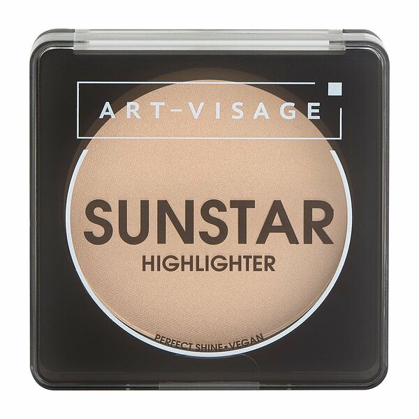 Хайлайтер Art-Visage Sunstar Highlighter т.101 White gold, 7 г