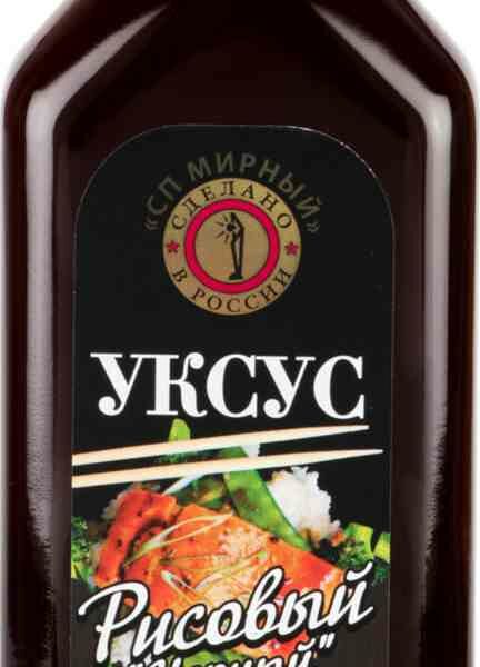 Уксус рисовый СП Мирный чёрный 3%