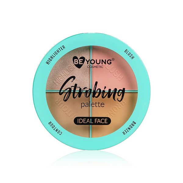 Палетка для скульптурирования лица BeYoung Strobing Palette 01 12г