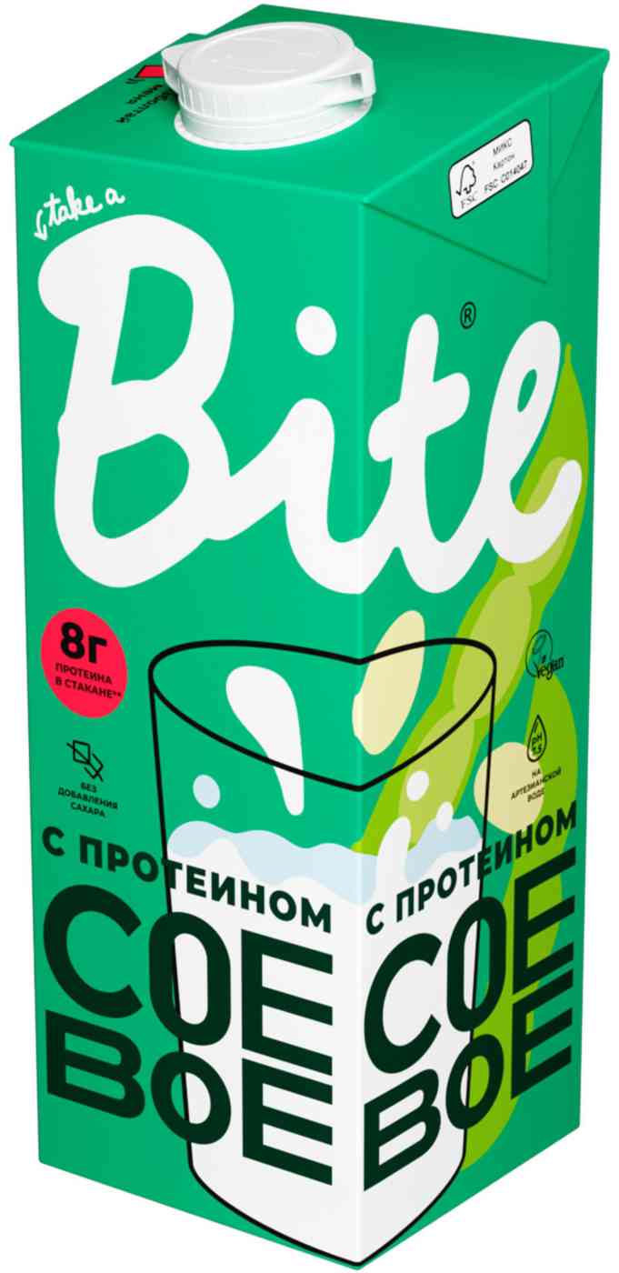 

Соевый напиток Take a Bite пастеризованный 1 л