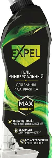 Средство чистящее Expel Универсальный гель для ванны и санфаянса 750мл