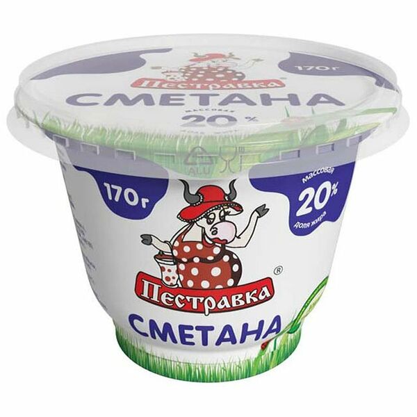 Сметана Пестравка 20%