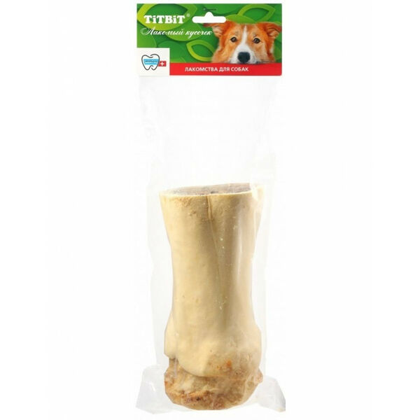 Лакомство для собак TiTBiT Голень говяжья большая 512 г