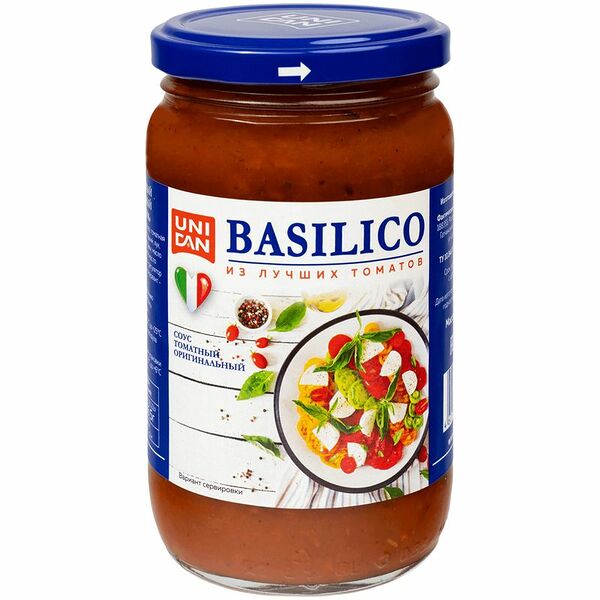 Соус Uni Dan томатный с базиликом оригинальный