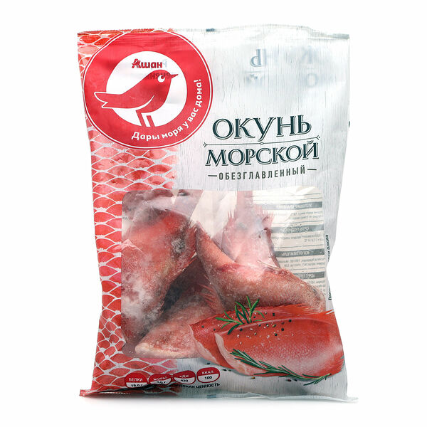 Окунь Ашан Красная птица без головы, 1 упаковка (0,1-1 кг)