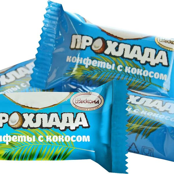 Конфеты Акконд Прохлада с кокосом