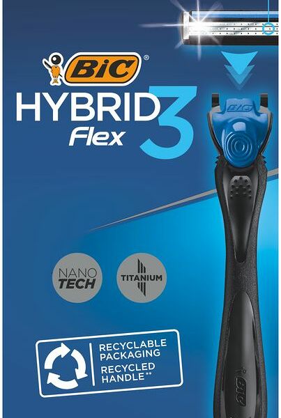 Бритва Bic Изи флекс одноразовая со сменными лезвиями 4шт