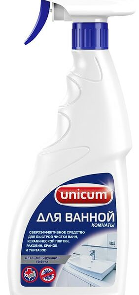 Спрей Unicum для чистки ванной комнаты 500 мл