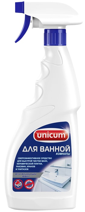 

Спрей Unicum для чистки ванной комнаты 500 мл
