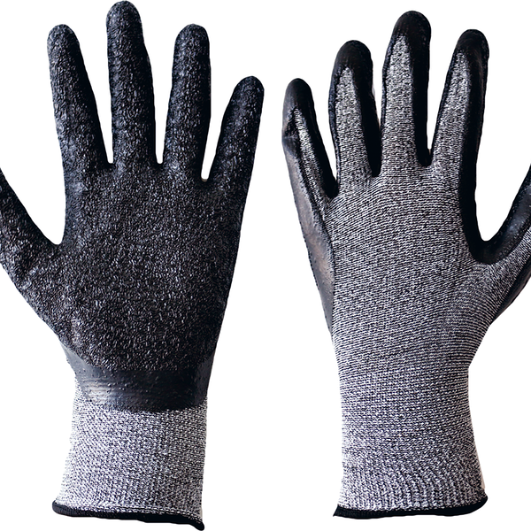 Перчатки ЛЕНТА полиэстер, меланж, с покрытием из вспененного латекса Арт. 026003/LTG-002