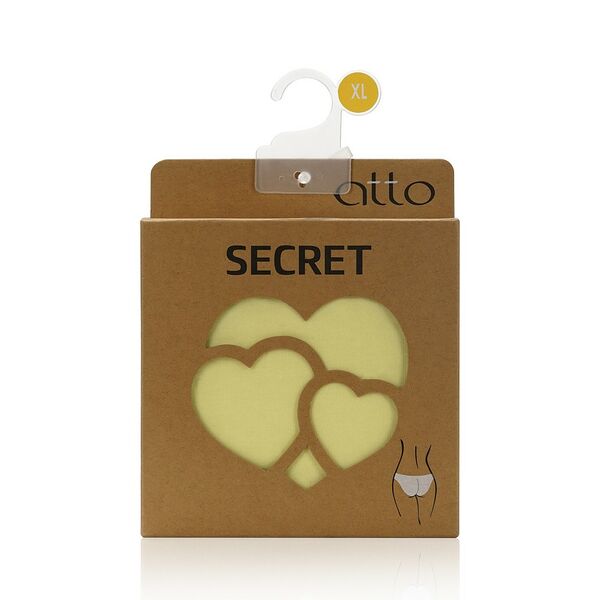 Женские трусы - слипы Atto Secret , Желтый , XL