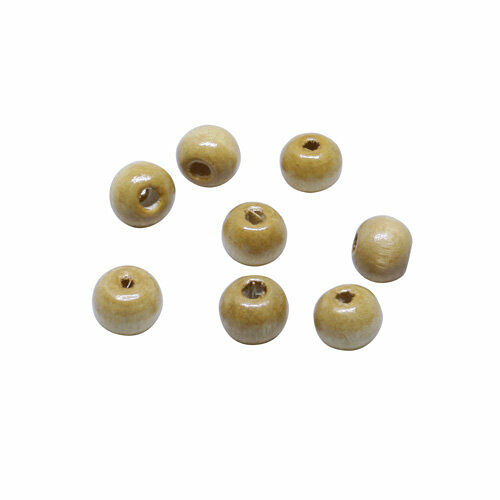 Деревянные бусины круглые, 8мм, 50 гр(нат/дерево)