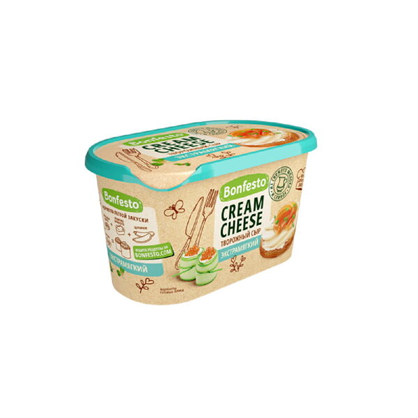Сыр мягкий экстра творожный Кремчиз 70% 400г Bonfesto