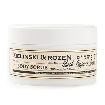 Скраб для тела Zielinski&Rozen Черный перец, Амбра, Нероли 200мл, Израиль
