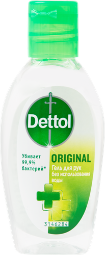 

Гель для рук Dettol Original антибактериальный 50 мл
