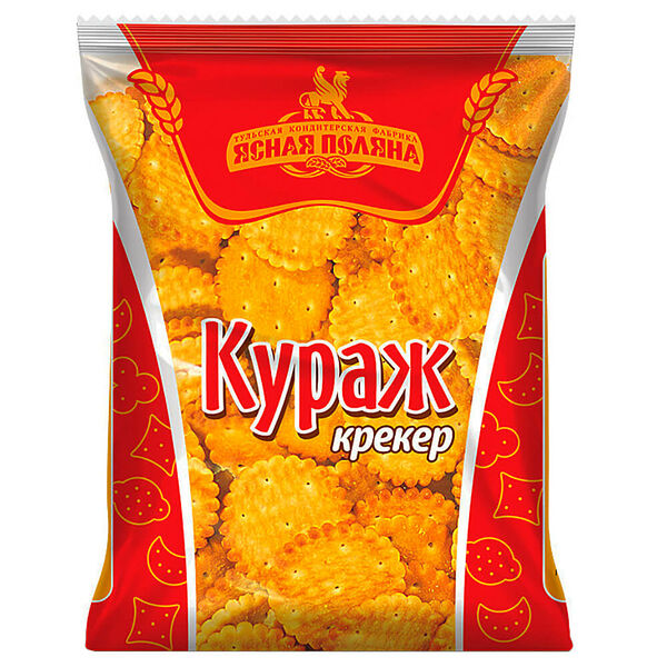 Крекер кураж 400г Ясная Поляна
