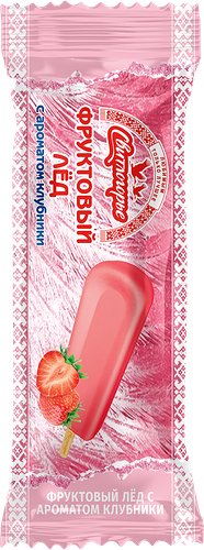 Фруктовый лед Свитлогорье с ароматом клубники