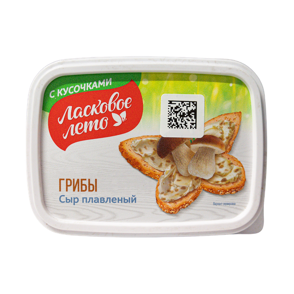 Сыр плавленый Ласковое лето с грибами 45% 170 г