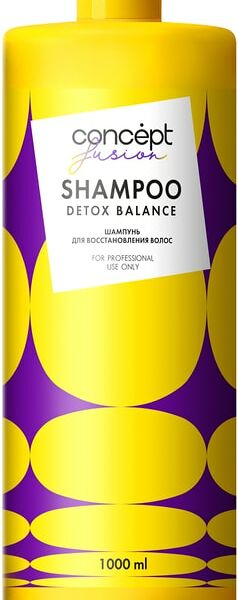 Шампунь для волос Concept Fusion Detox Balance для восстановления 1л