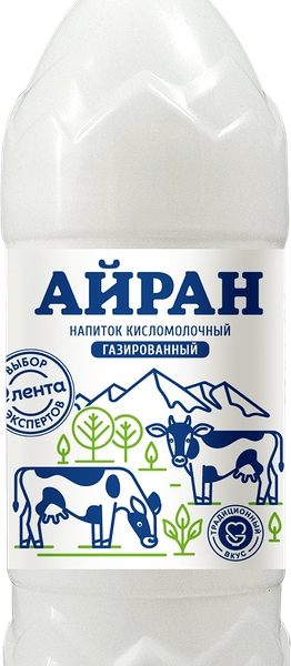 Айран ЛЕНТА Выбор экспертов газированный 0,5%, без змж