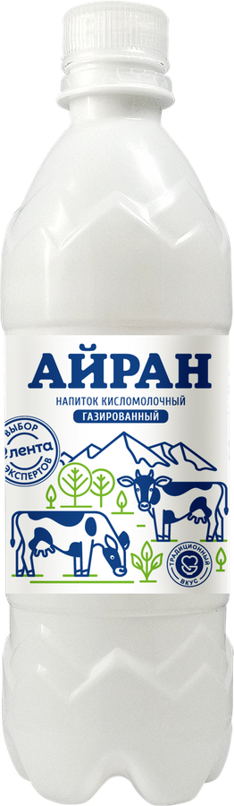 

Айран ЛЕНТА Выбор экспертов газированный 0,5%, без змж