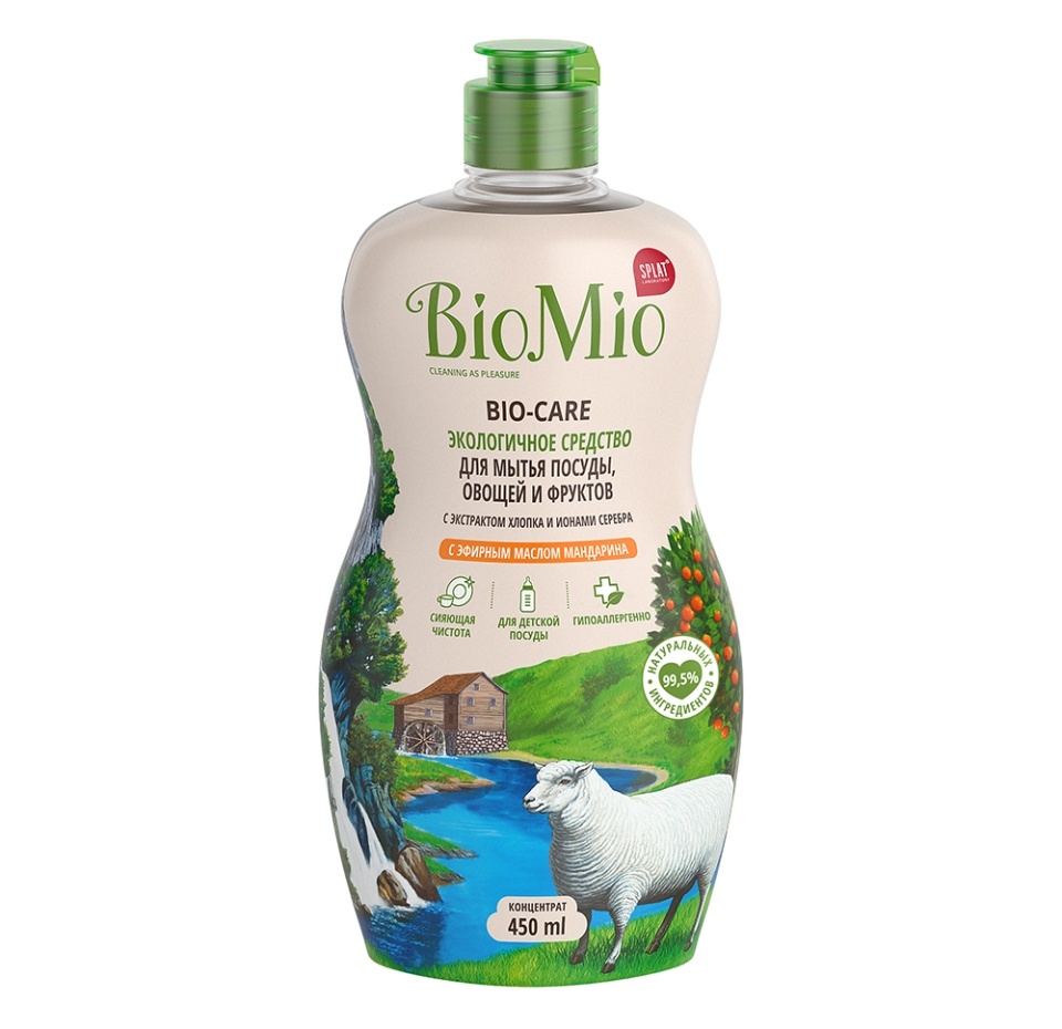 

Средство для посуды Bio Mio Bio-Care Мандарин 450 мл