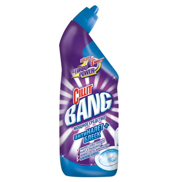 Чистящее средство для туалета Cillit Bang Антиналет и Блеск Свежесть океана