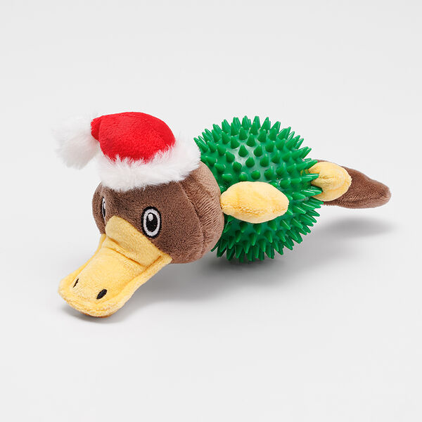 Игрушка для собак Утка New Year, 24х9х11 см