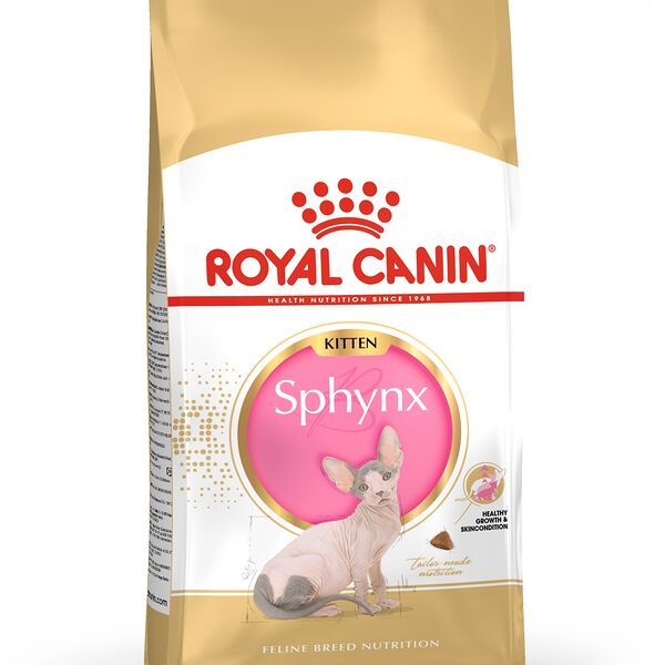 ROYAL CANIN для котят сухой  2кг Kitten Sphynx для породы Сфинкс